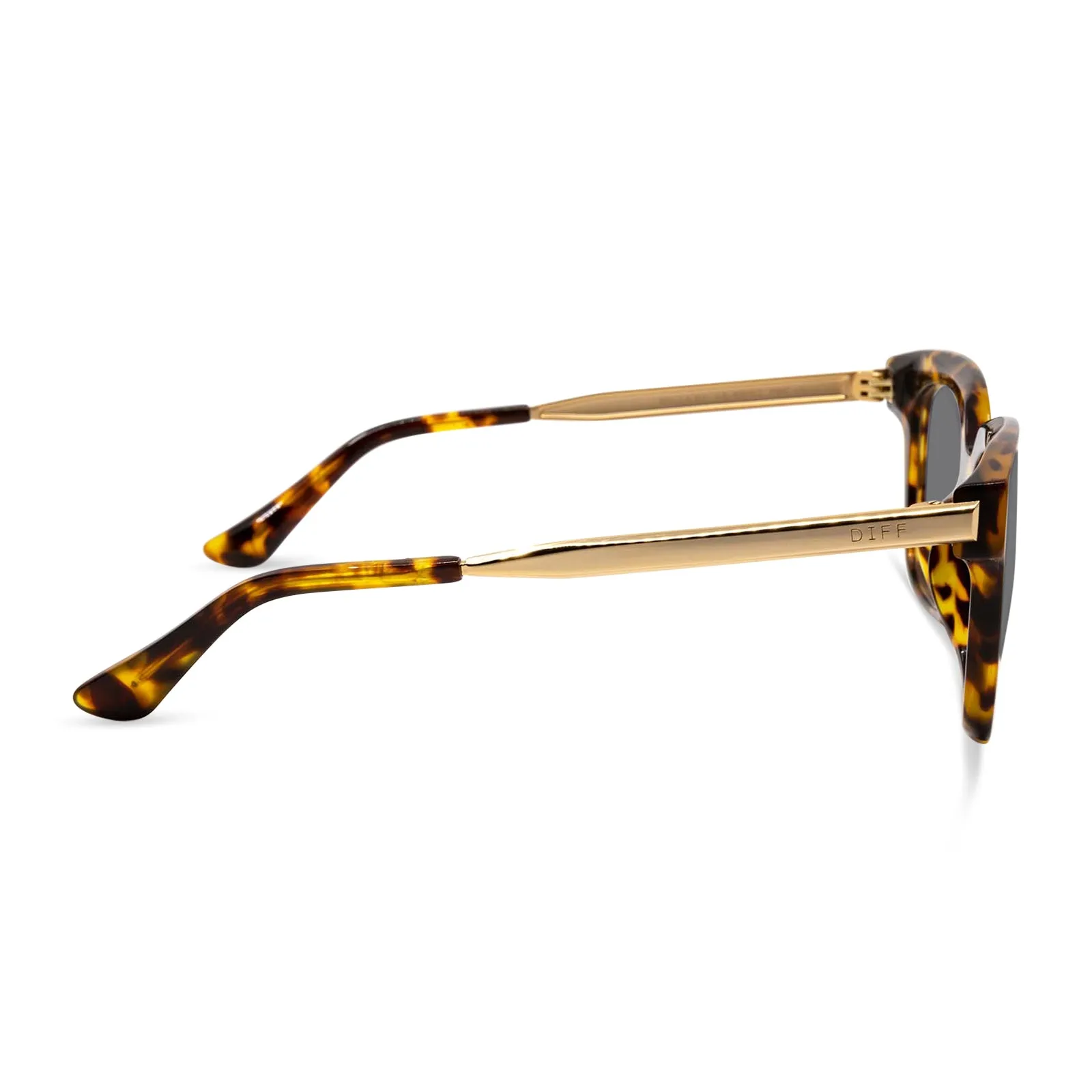 BELLA XS - AMBER TORTOISE   GREY SUNGLASSES