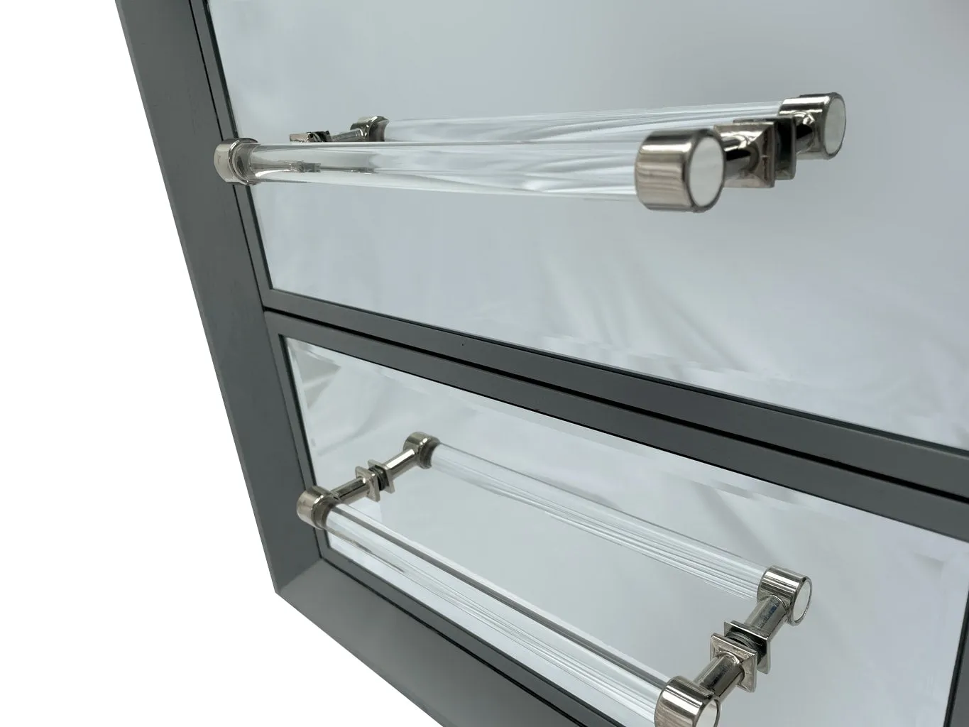 Carnaby Mirrored Bedside Table » 2 Draws