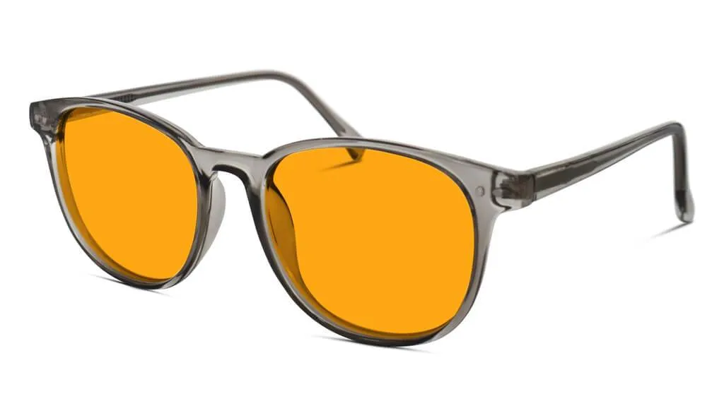 SunDown Billie Blue Blocking Glasses-Pearl Grey - Prescription